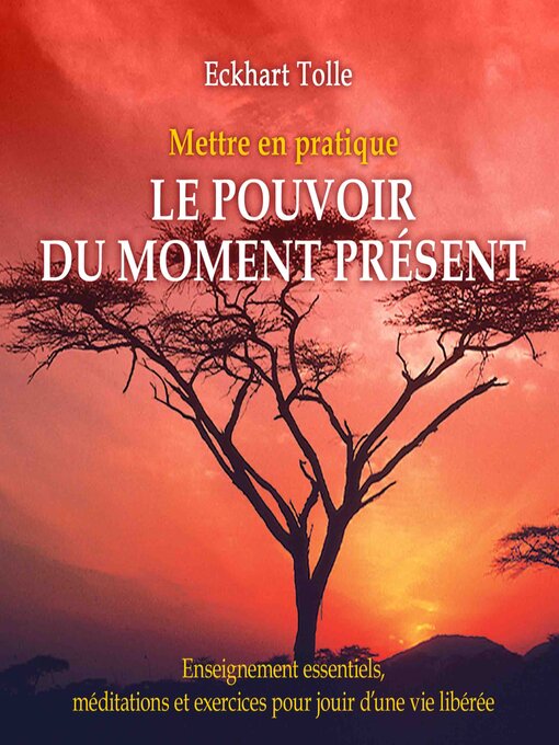 Title details for Mettre en pratique le pouvoir du moment présent by Eckhart Tolle - Available